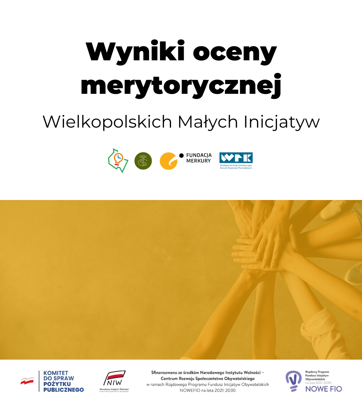 Wyniki oceny merytorycznej – nabór 2016
